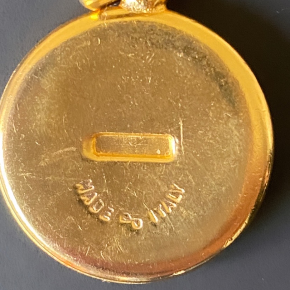 Celine Vintage Gold Pendant - Picture 2 of 2